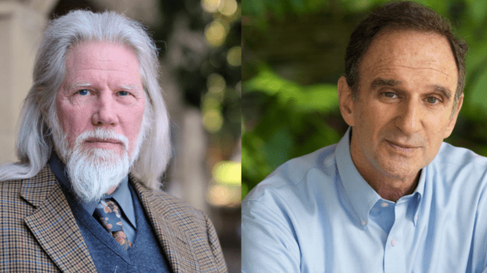 Whitfield Diffie (left) and Martin Hellman (right)