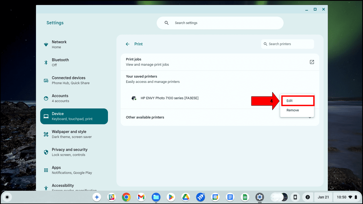 On The Menu Icon To The Right Three Dots Select Edit