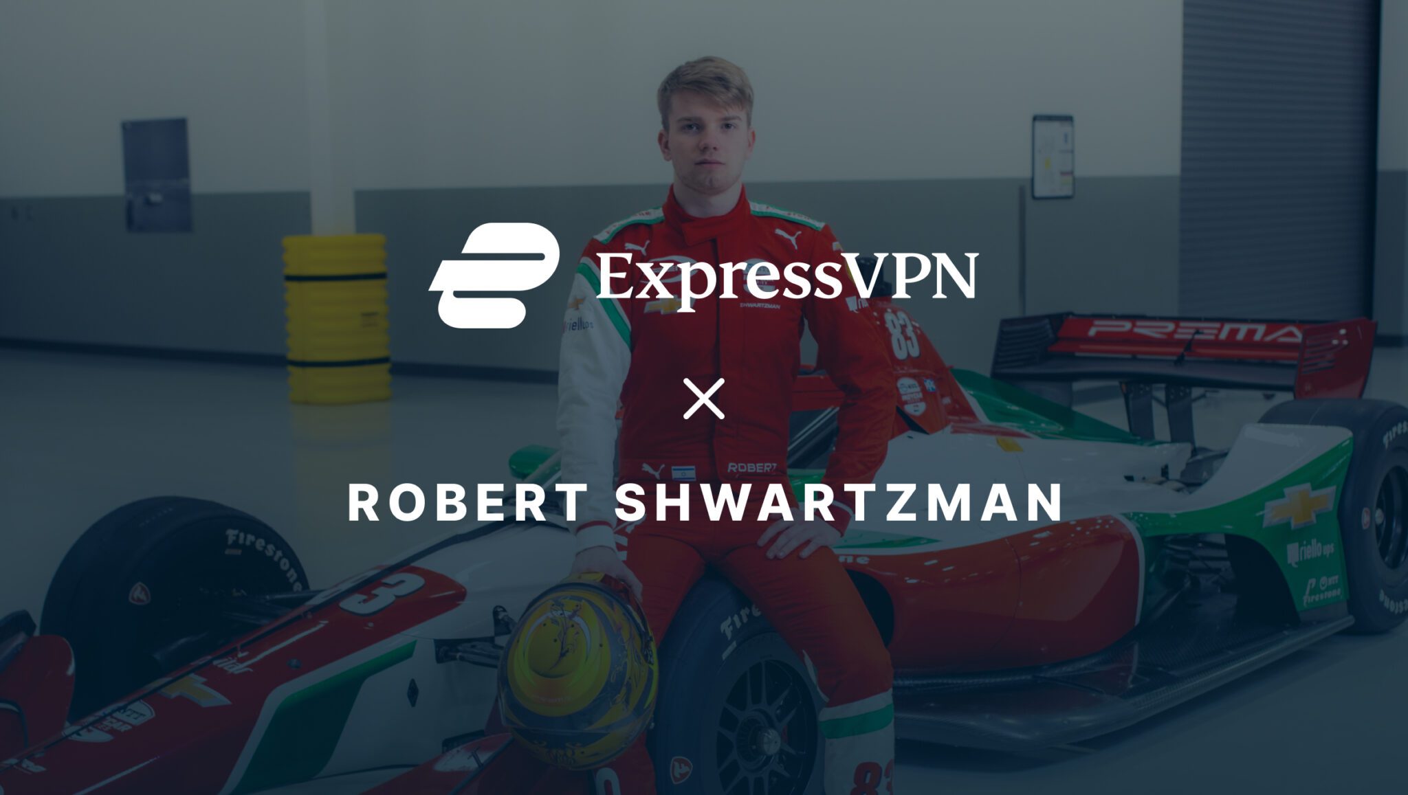 ExpressVPN x Robert Shwartzman and Prema Racing