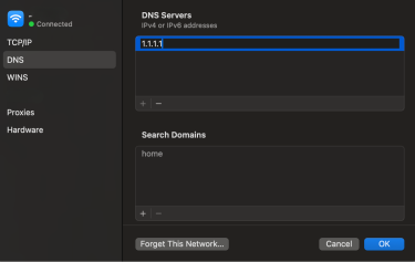 Choose a trusted DNS provider.