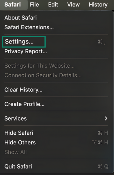 Open Settings and click Privacy.