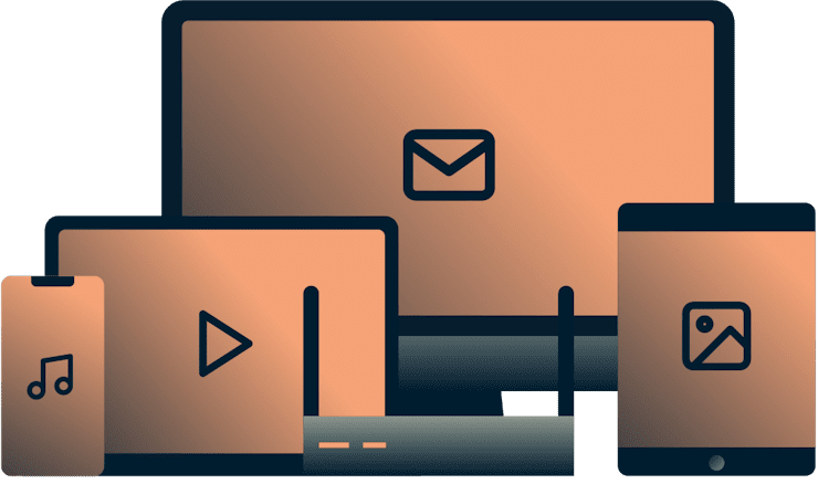 Alle enheder med ikoner på dem.