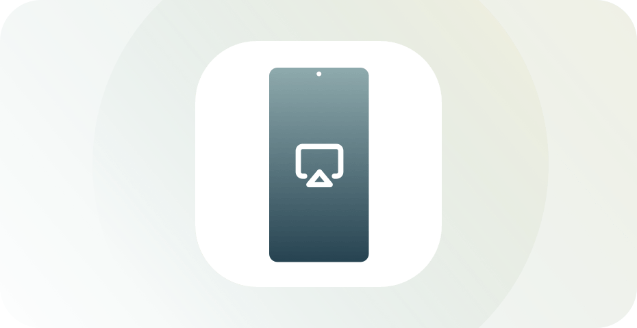 Spejling eller Casting til et tv med VPN.