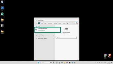 Screenshot of Device Manager option in Windows 11