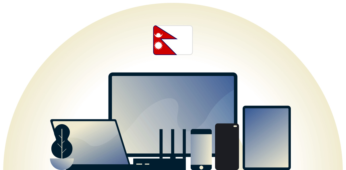 VPN Nepalissa suojaa erilaisia laitteita.