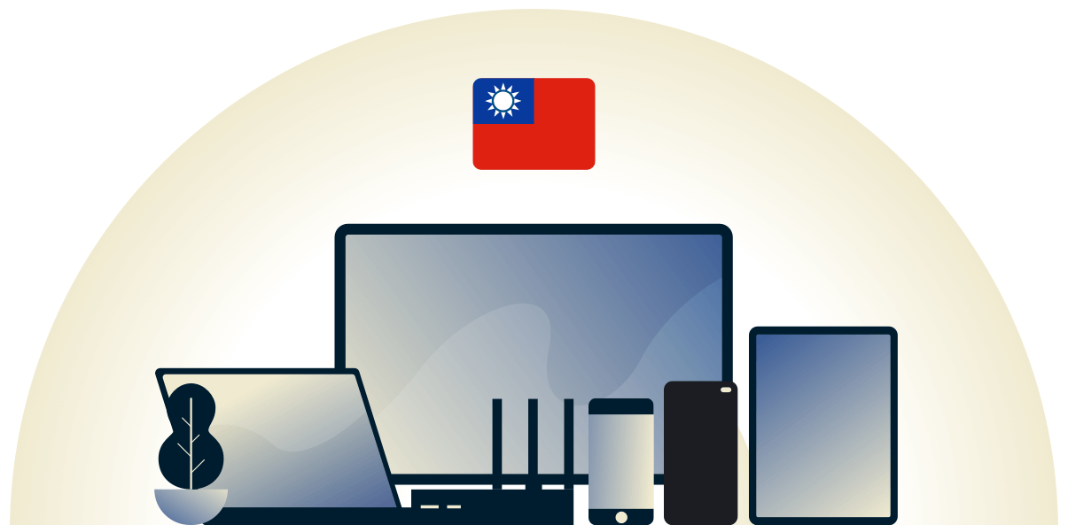 Taiwan VPN beskytter en rekke enheter.