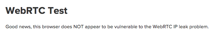 WebRTC Test - Safe