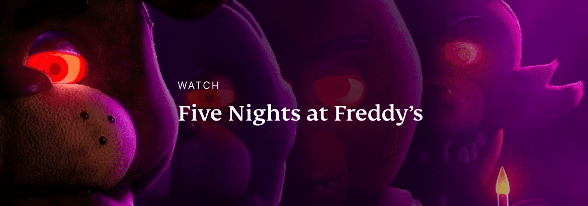 Waar kun je de film van 'Five Nights at Freddy's' online game kijken?