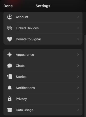 Signal Disappearing Messages