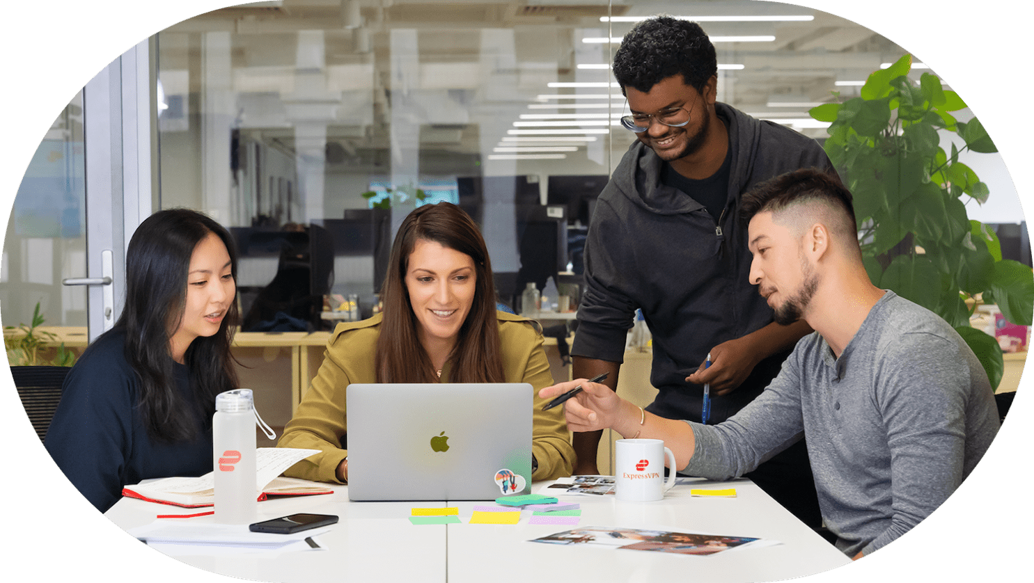 ExpressVPN employees collaborating