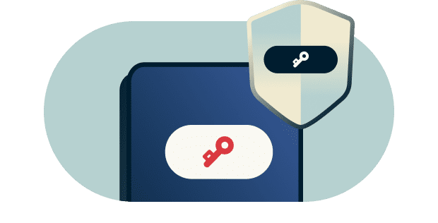 ExpressVPN Keys/password manager security screen lozenge