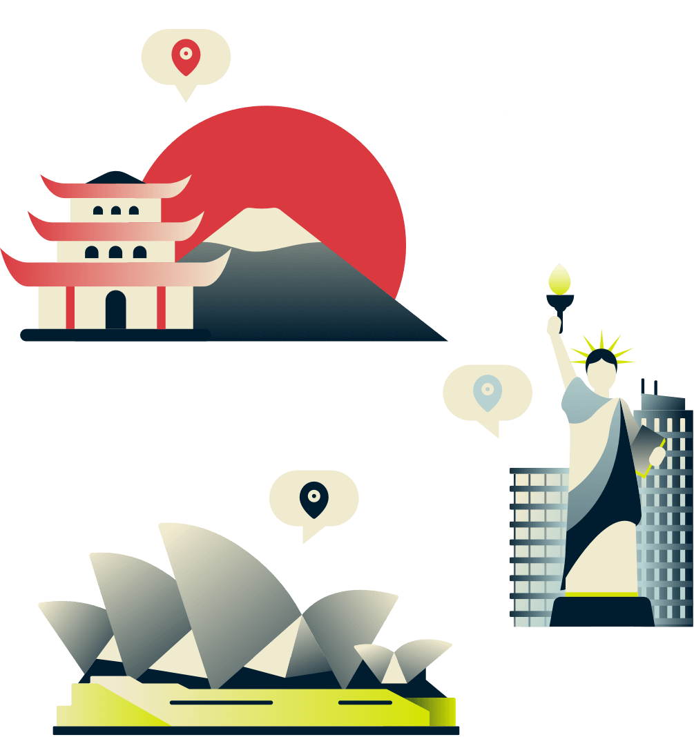 Фоновое изображение VPN-сервера